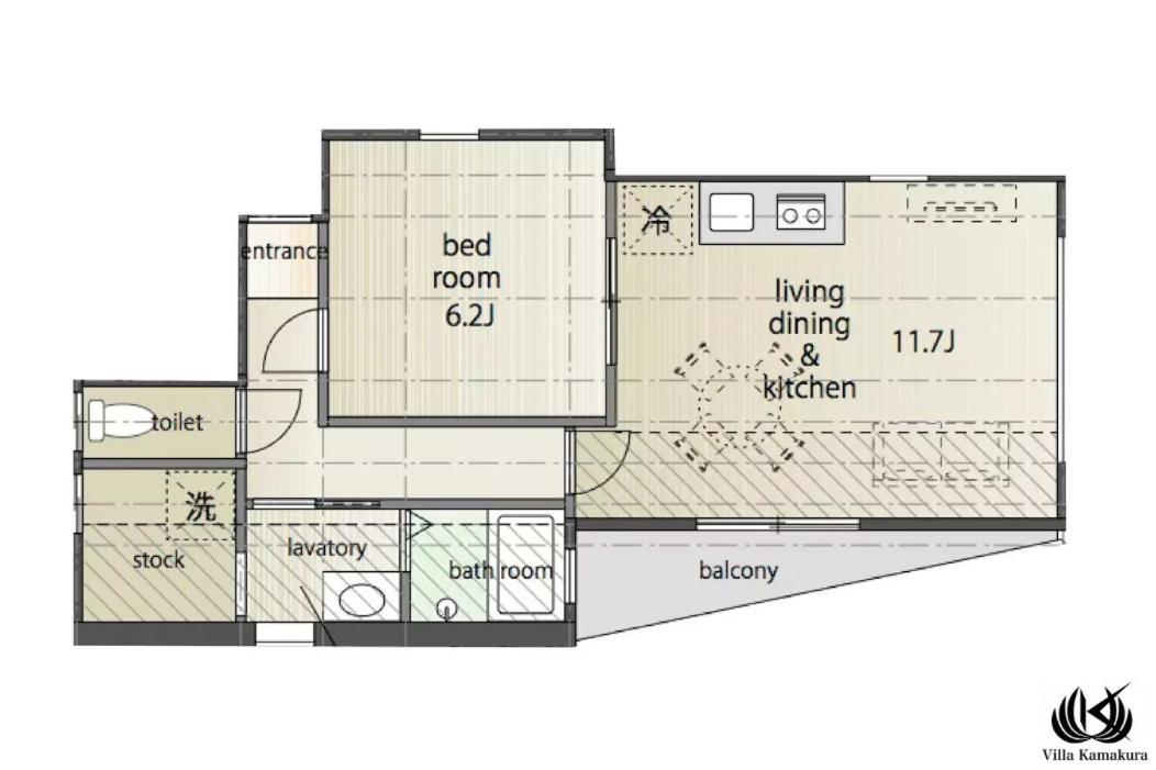Villa Kamakura Værelse billede